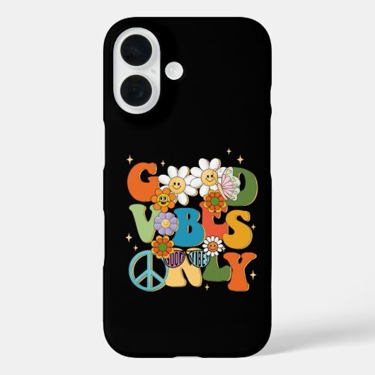 Good Vibes Illustration Typografy Case-Mate iPhone Hülle (Rückseite)