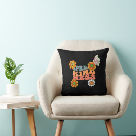 Good Vibes Illustration Typografy Kissen