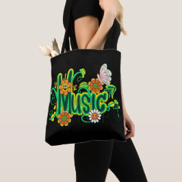 Good Vibes Illustration Typografy Tasche