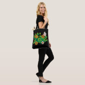 Good Vibes Illustration Typografy Tasche (Am Model)