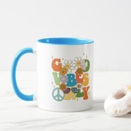 Good Vibes Illustration Typografy Tasse