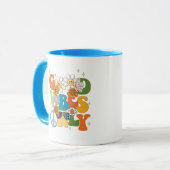 Good Vibes Illustration Typografy Tasse (Vorderseite Links)