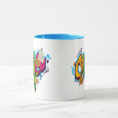 Good Vibes Illustration Typografy Tasse (Zentrum)