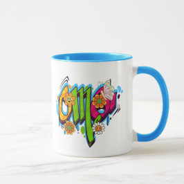 Good Vibes Illustration Typografy Tasse