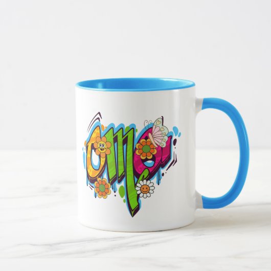 Good Vibes Illustration Typografy Tasse (Rechts)