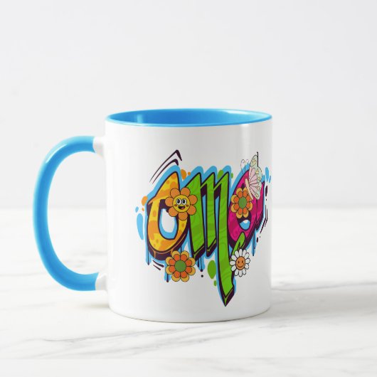 Good Vibes Illustration Typografy Tasse (Links)