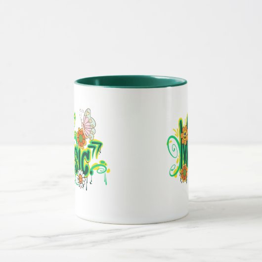 Good Vibes Illustration Typografy Tasse (Zentrum)