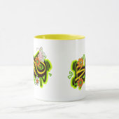 Good Vibes Illustration Typografy Tasse (Zentrum)