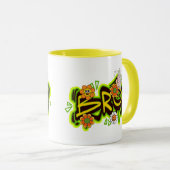 Good Vibes Illustration Typografy Tasse (VorderseiteRechts)