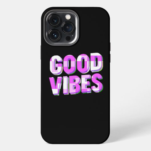 GOOD VIBES – Individuell iPhone Hülle (Rückseite)
