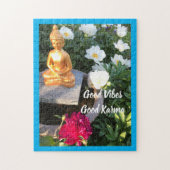 Good Vibes/Karma Buddha, 11" x 14", 252 Stück Puzzle (Vertikal)