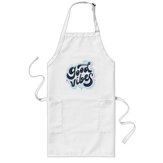 Good Vibes Long Apron Lange Schürze (Vorne)