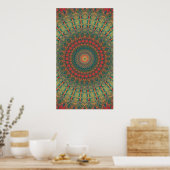 Good Vibes Mandala #1 Poster (Küche)