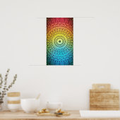 Good Vibes Mandala #5 Poster (Küche)