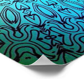 Good Vibes Mandala #5 Poster (Ecke)