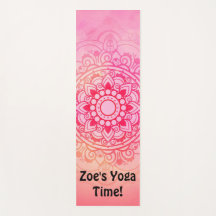 Good Vibes Mandala Personalisiert Yoga Mat