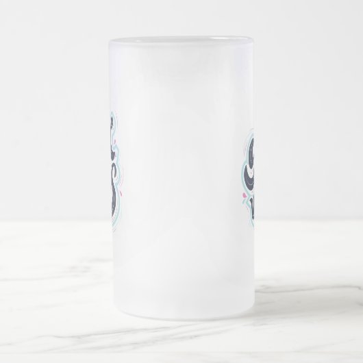 Good Vibes Mattglas Bierglas (Mittel)