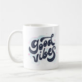 Good Vibes Mug with Aesthetic Butterfly Design Kaffeetasse (Links)