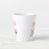 Good Vibes nur 70er Hippie Slogan Milchtasse (Vorderseite)