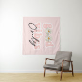 Good Vibes nur 70er Hippie Slogan Wandteppich (Beispiel (Horizontal))