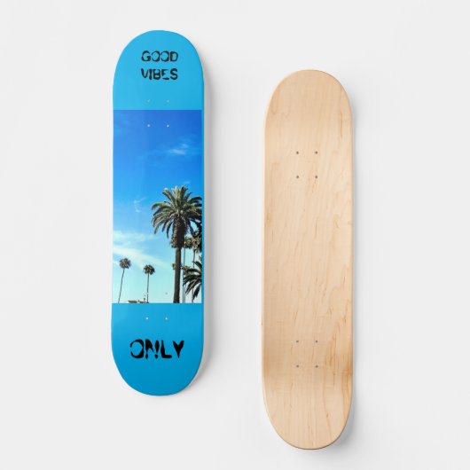 Good Vibes nur 7 3/4" Skateboard Deck (Vorderseite)