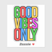Good Vibes only-45365 Aufkleber (Blatt)