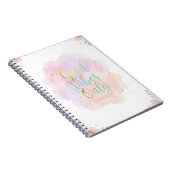 Good Vibes Only Aesthetic Pastel Notebook |  Notizblock (Rechte Seite)