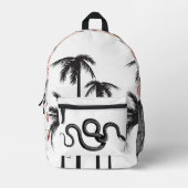 good vibes only bedruckter rucksack (Vorderseite)