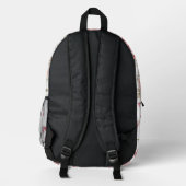 good vibes only bedruckter rucksack (Rückseite)