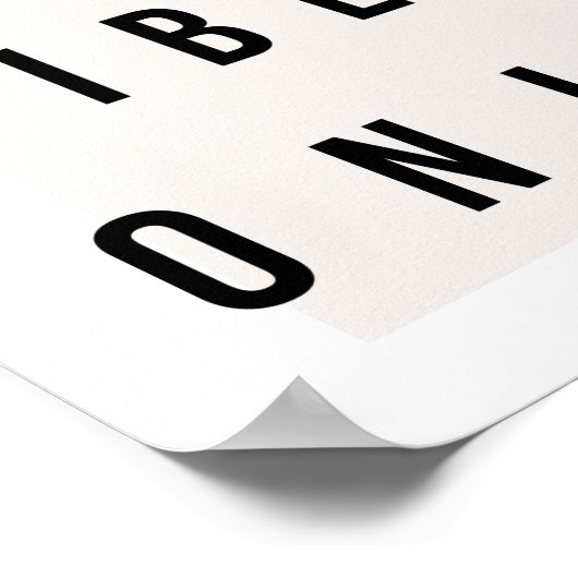 Good Vibes Only Box Poster (Ecke)