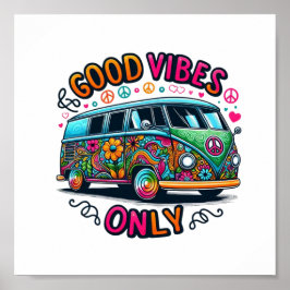 Good Vibes Only Digital Download - Perfekt für DTF Poster