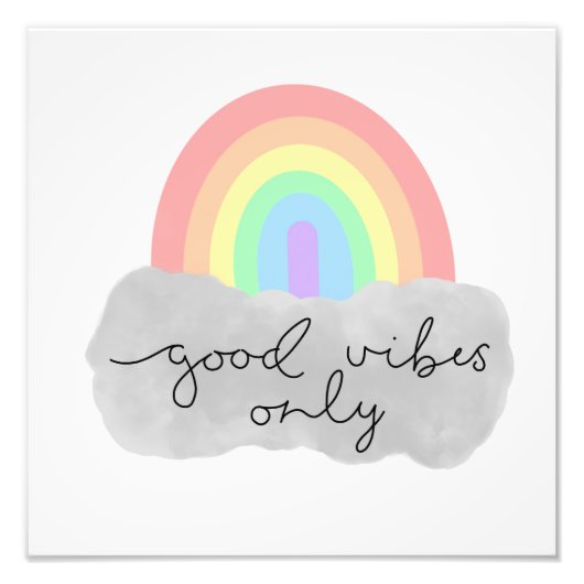 Good Vibes Only Fotodruck (Vorne)