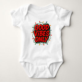 Good Vibes Only Graphic Baby Strampler