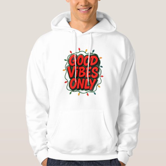 Good Vibes Only Graphic Hoodie (Vorderseite)
