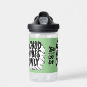 Good Vibes Only Individuelle Name Trinkflasche (Vorne)
