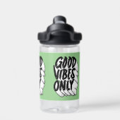 Good Vibes Only Individuelle Name Trinkflasche (Rückseite)