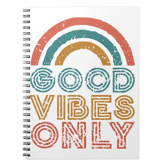Good Vibes Only Notebook Notizblock (Vorderseite)