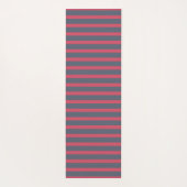 Good Vibes Only Pink & Blue Typografy Quote Yogamatte (Rückseite)