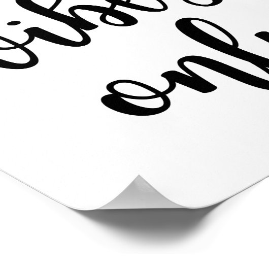 Good Vibes Only Poster (Ecke)