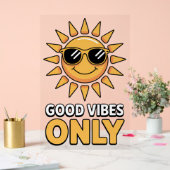 Good Vibes Only Poster (Hochzeit)