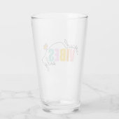 Good Vibes Only Rainbow Heart Glas (Rückseite)