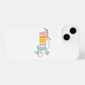 Good Vibes Only Rainbow Heart iPhone Hülle (Rückseite (Horizontal))