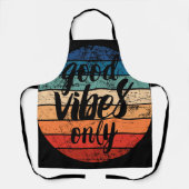 Good Vibes Only Schürze (Vorderseite)