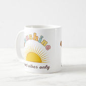 Good Vibes Only Sunshine Kaffeetasse (Vorderseite Links)