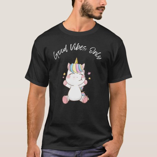  "Good Vibes Only" T-Shirt (Vorderseite)
