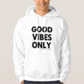Good Vibes Only T - Shirt | Positives Zitat Graphi (Vorderseite)