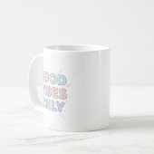 Good Vibes Only Tasse - Niedliches Pastel Sunshine (Vorderseite Links)
