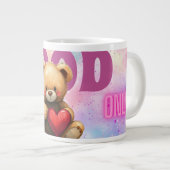 Good Vibes Only Teddy Bear Jumbo Mug Jumbo-Tasse (Vorderseite Rechts)