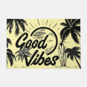 "GOOD Vibes" Outdoor-Indoor-Teppich Fußmatte (Vorderseite)