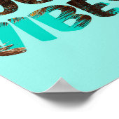 Good Vibes Palm Poster (Ecke)